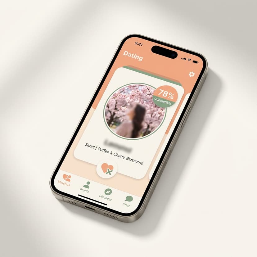 Compatra app showing 78% compatibility